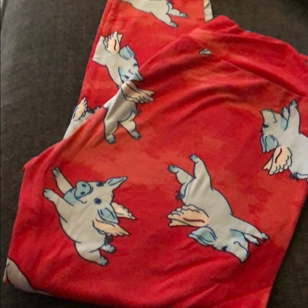 Lularoe “When Pigs fly” OS leggings